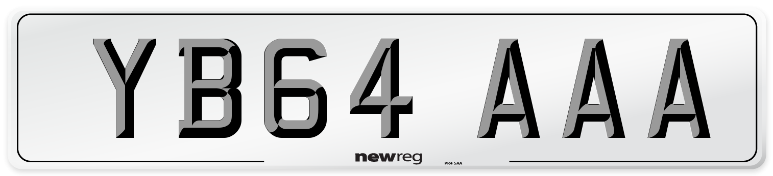 YB64 AAA Number Plate from New Reg